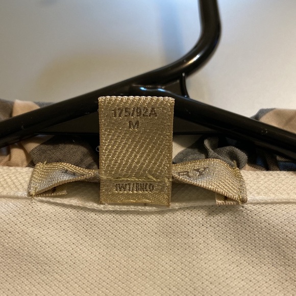 Burberry Long Sleeve Check Collar Polo Shirt - Picture 7 of 7